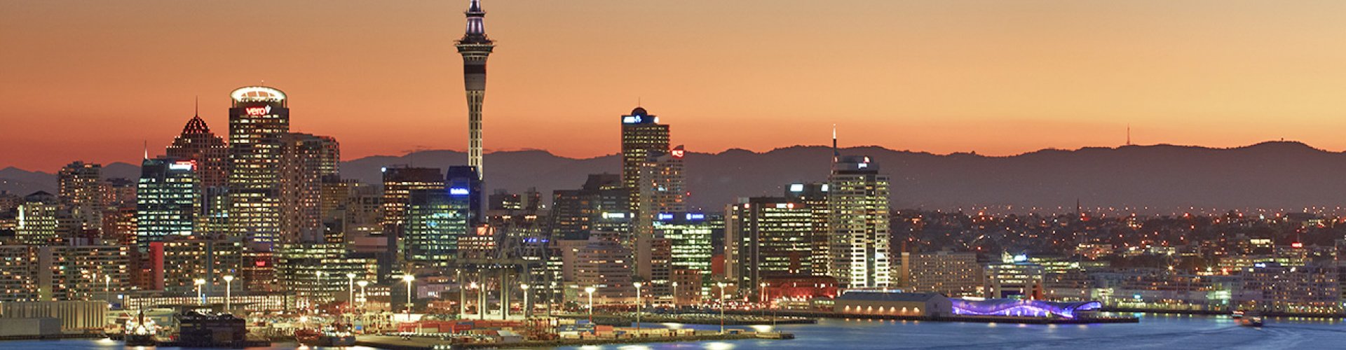 Auckland nightlife vibrant street scene
