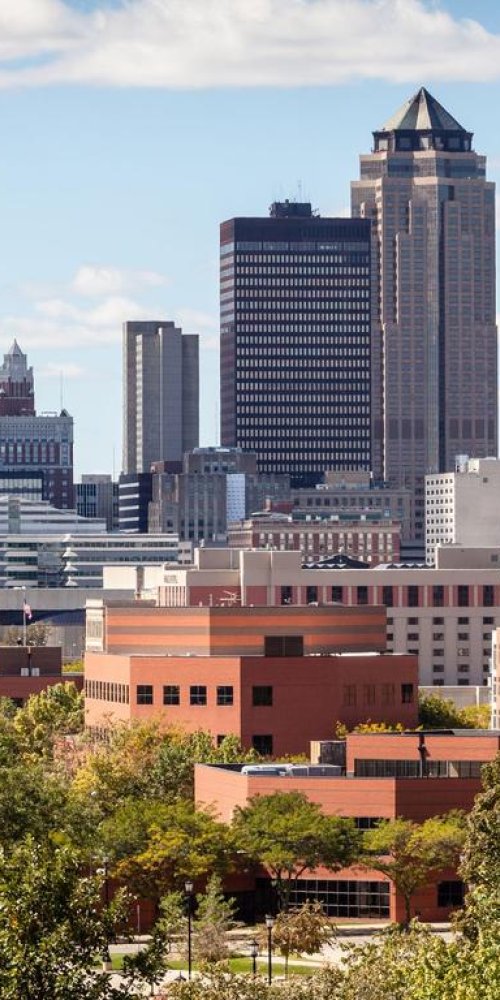 Nightlife ambience in Des Moines