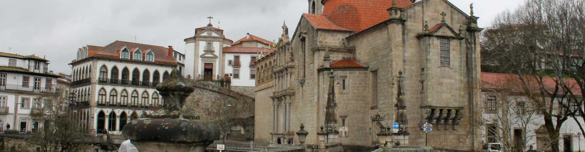 Amarante nightlife scene at night