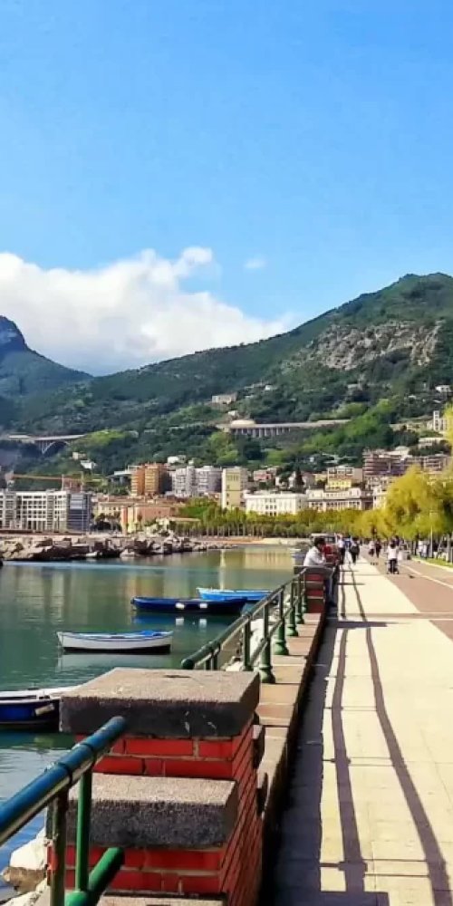 Nightlife ambience in Salerno, IT