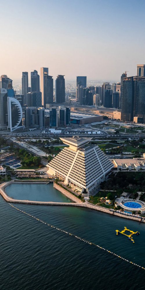 Nightlife ambience in Doha