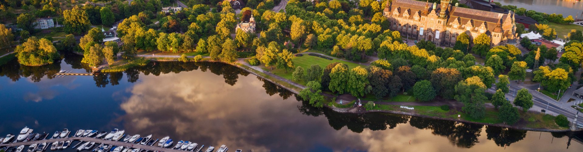 Stockholm nightlife landscape