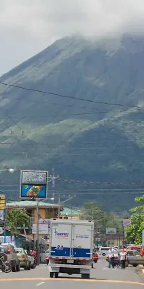Nightlife ambience in La Fortuna, CR