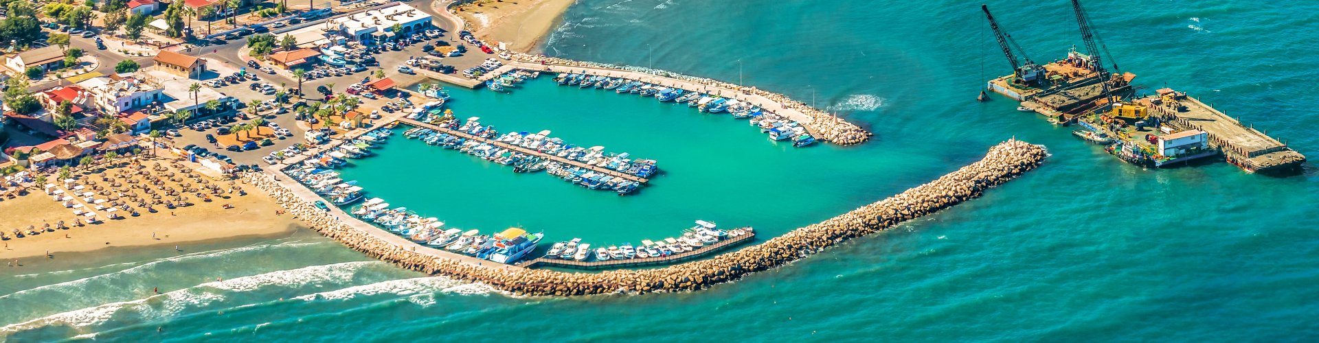 Night in Larnaca, Cyprus