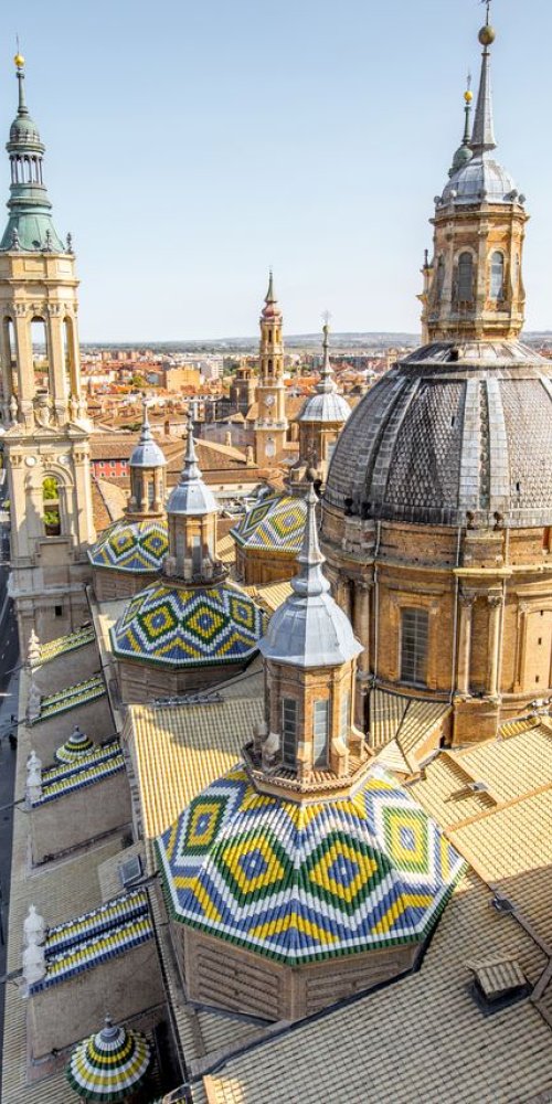 Nightlife ambience in Zaragoza, ES