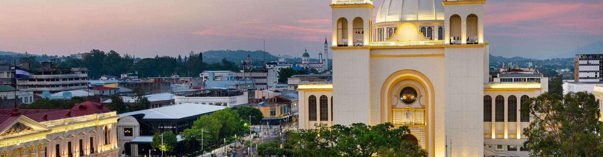 San Salvador nightlife evening scene