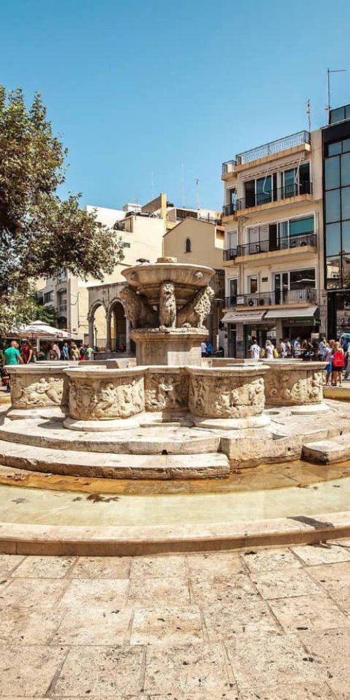 Nightlife ambience in Heraklion, GR