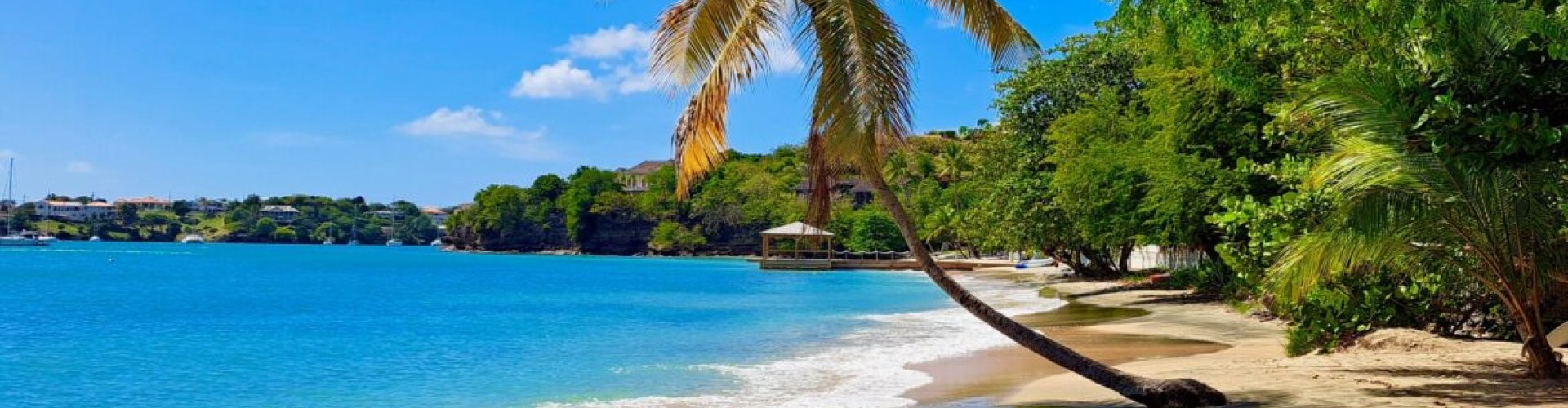 Nighttime cityscape of Grenada, GD