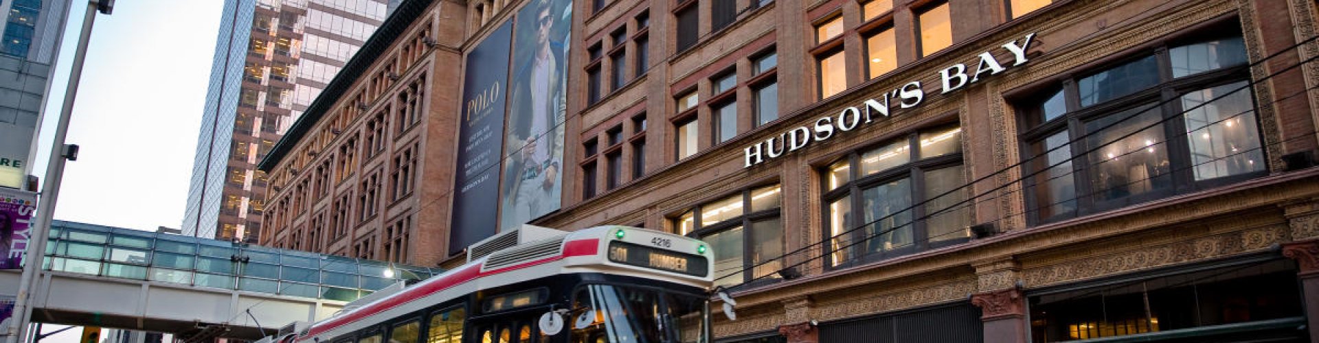 Toronto nightlife scene at night