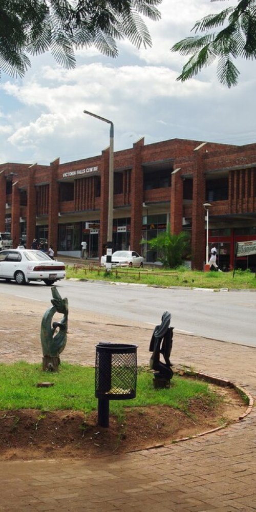 Nightlife ambience in Victoria Falls, ZW