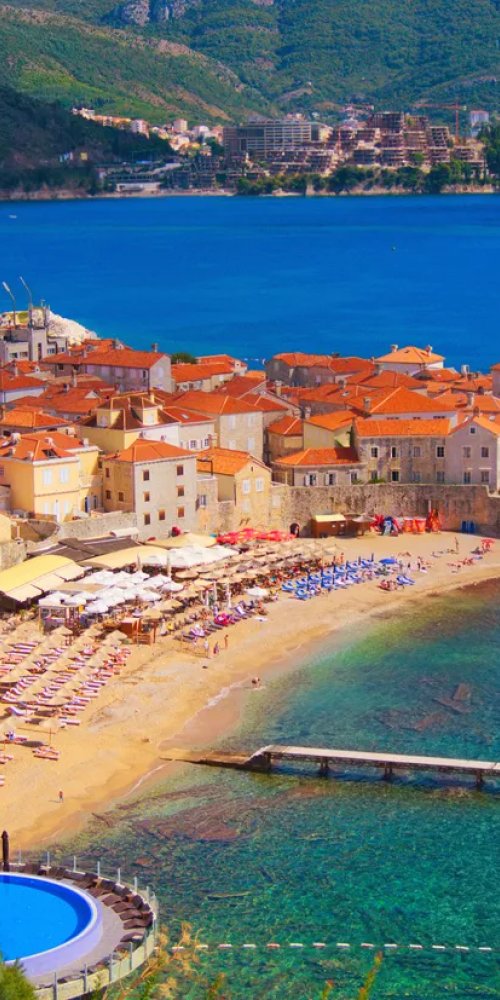 Nightlife ambience in Budva, ME