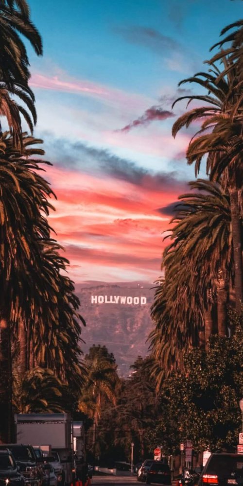 Nightlife ambience in Los Angeles, CA, US