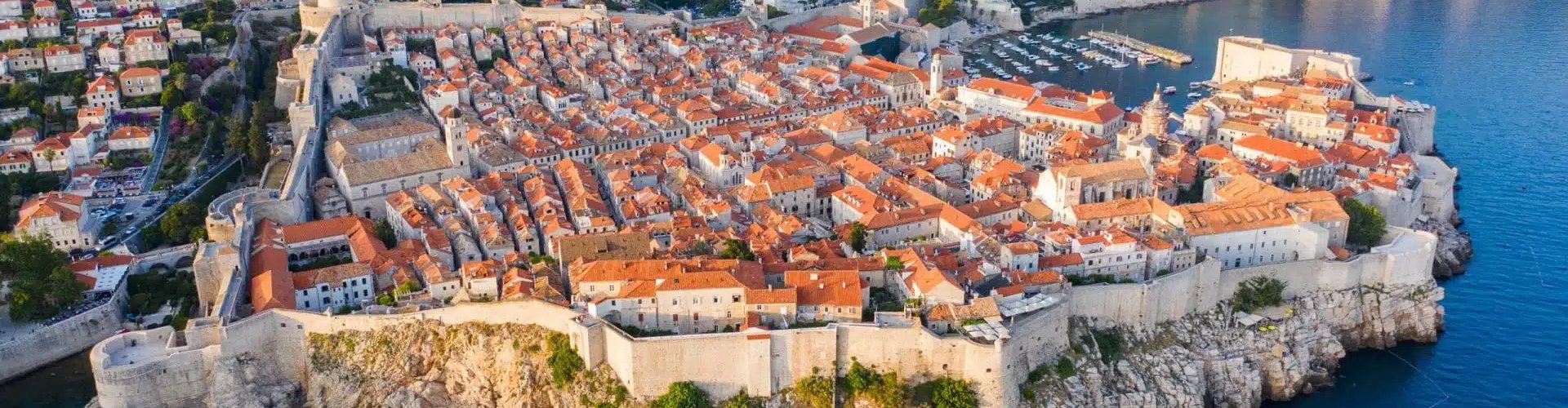 Vibrant nightlife scene in Dubrovnik, HR
