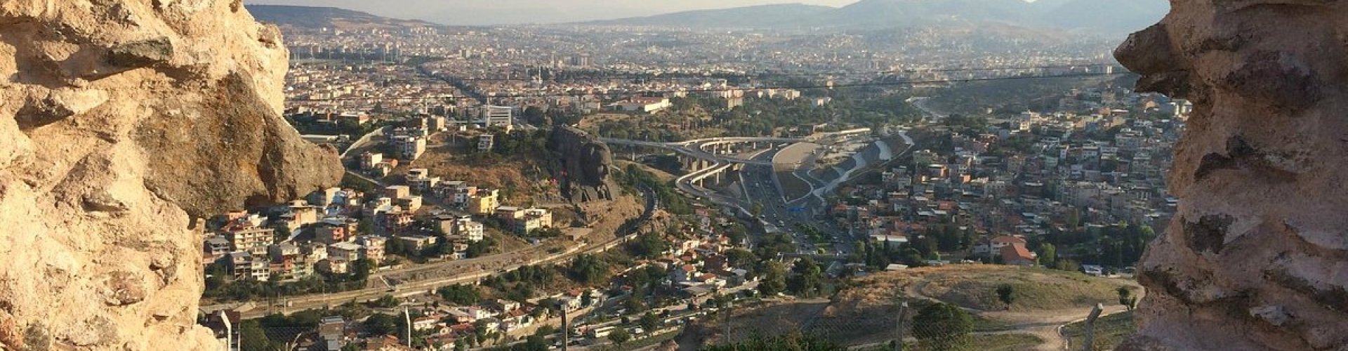 Nightscape of Izmir nightlife