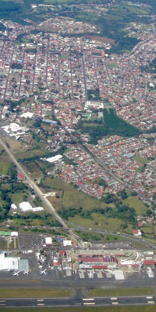 Nightlife atmosphere in Alajuela, CR