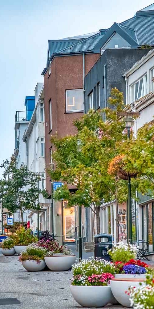 Nightlife ambience in Reykjavík, IS