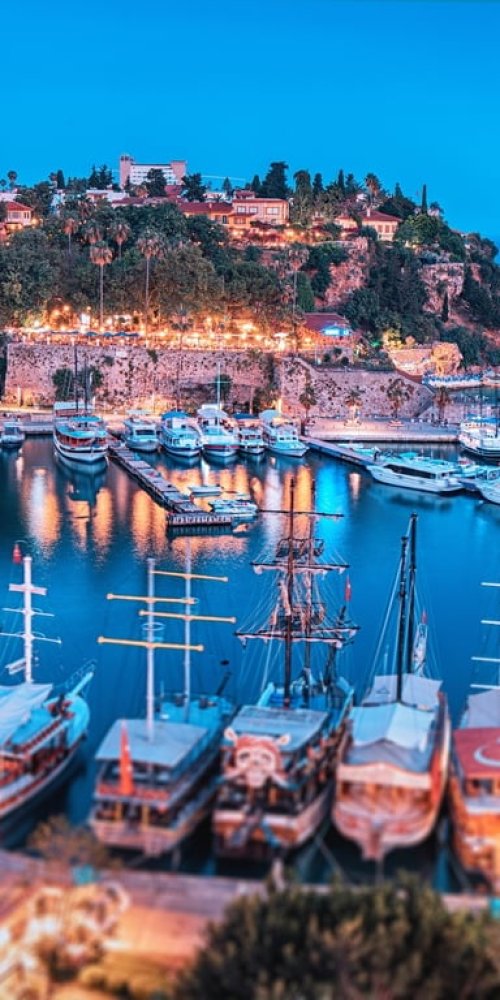 Nightlife ambience in Antalya, TR