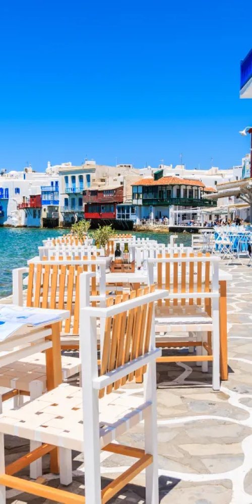 Nightlife ambience in Páros, GR