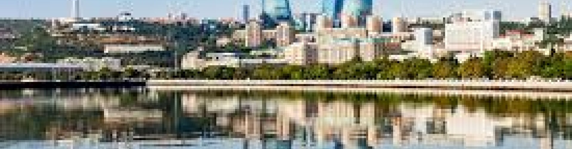 Baku nightlife vibrant cityscape