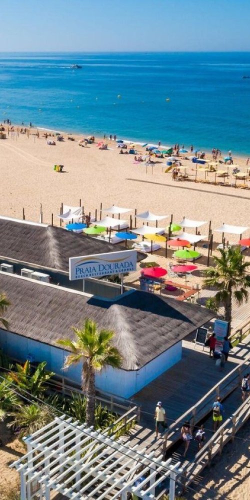 Nightlife ambience in Armacao De Pera, PT