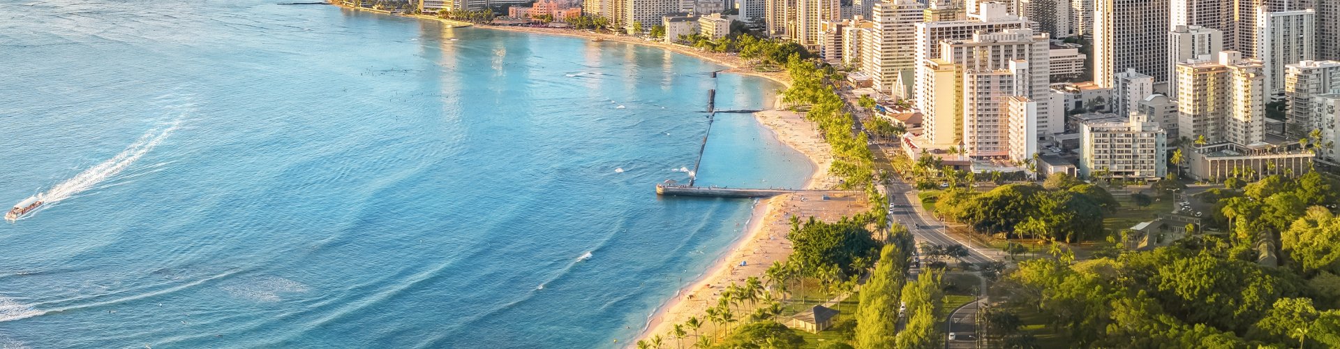 Honolulu nightlife landscape