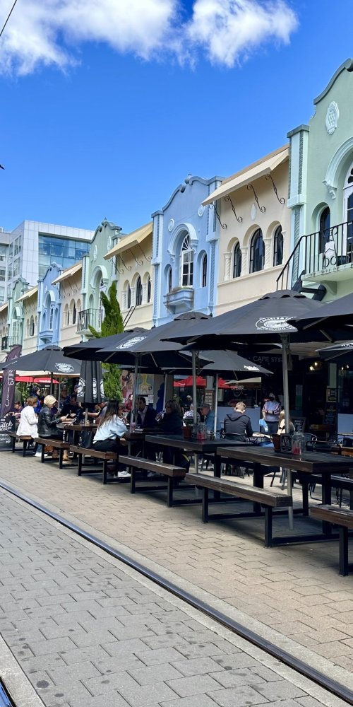 Nightlife ambience in Christchurch