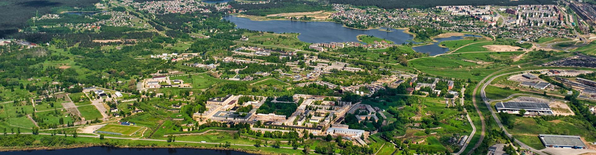 Nightscape of Daugavpils nightlife