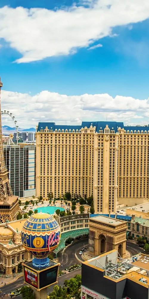 Nightlife ambience in Las Vegas