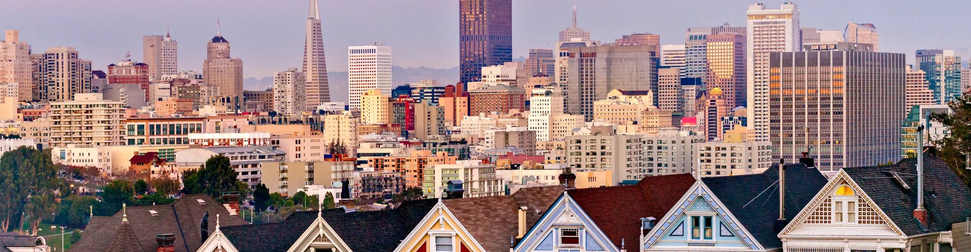 San Francisco nightlife view