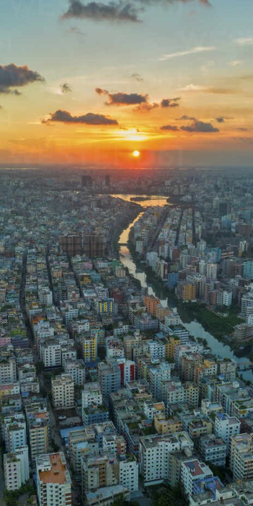 Nightlife ambience in Dhaka, BD