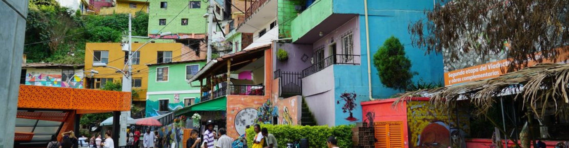 Medellin cityscape at night